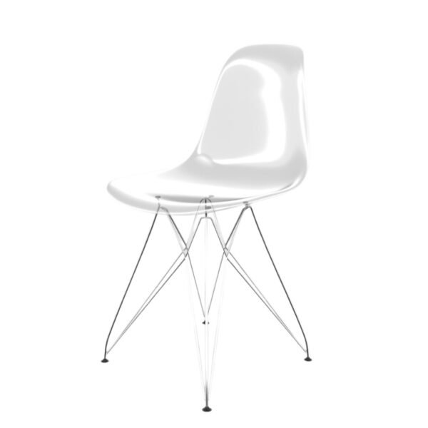 Cadeira Eames Pp Eiffel Cromada